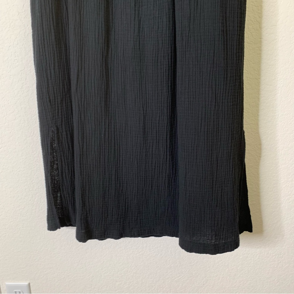 Madewell womens Knit Tank Midi Dress black L - Picture 3 of 9
